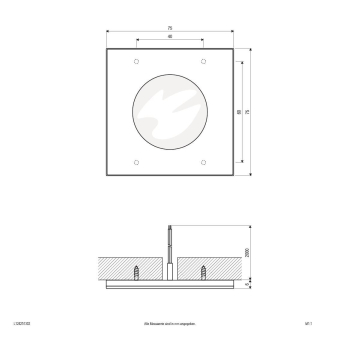 EVN LED Ein-/Anbauleuchte     L124251302 
