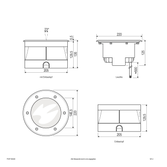 EVN Bodeneinbauleuchte EDS    PC67102402 