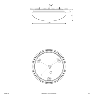 EVN LED Anbauleuchte -rund -  L280120125 