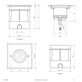 EVN P-LED Bodeneinbau -      PC67103402N 