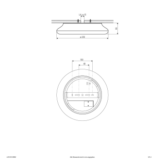 EVN LED Anbauleuchte IP54    L25120125BM 