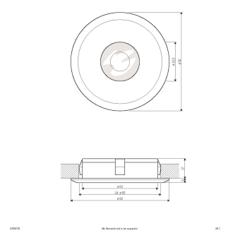 EVN LED Einbauleuchte, rund    L23060102 