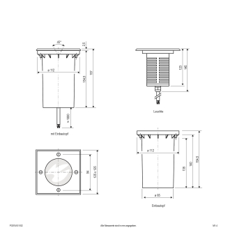 Bodeneinbauleuchte -EDS -    PC674101102 