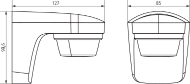 THEB Bewegungsmelder AP   theLuxa S180BK 