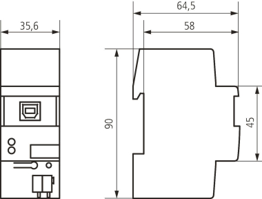 THEB EIB/KNX   USB-Schnittstelle EIB/KNX 