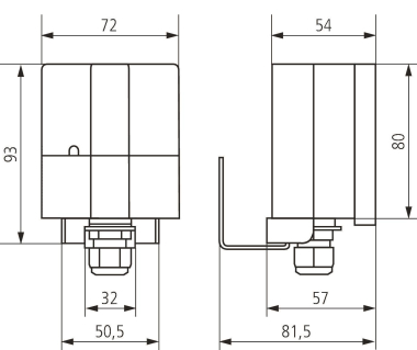 THEB Helligkeitswertsender    133EIB/KNX 