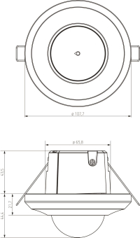 Theben     LUXA 104 S360-200-24 DE-UP WH 