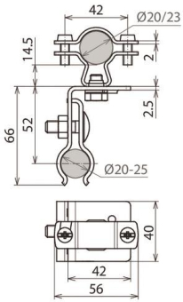 Dehn 202850 DLH RSF DLH RSF ZS 20 23 V2A 