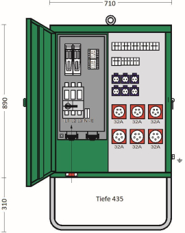 ET Verteilerschrank 69    V 100N/A/606-2 