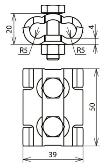 DEHN Parallelverbinder Cu D=4-    305007 