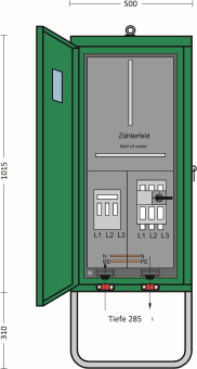 ET A100-1Z Anschlussschrank     A 100-1Z 