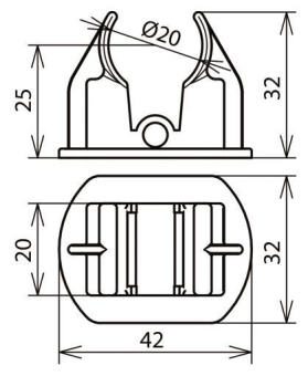 DEHN Adapter D 20mm für HVI-      253026 