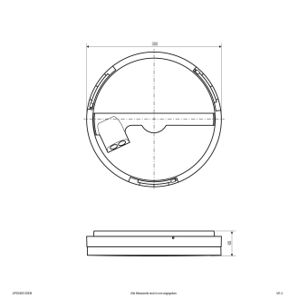 EVN LED Anbaupanel -rund -  AP35300125EM 