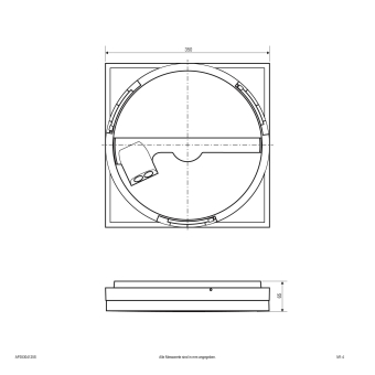 EVN LED Anbaupanel -quad. -  AP35304125S 