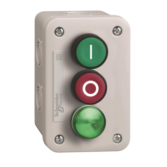 Schneider Gehäuse Bez.I grün   XALE33V1M 