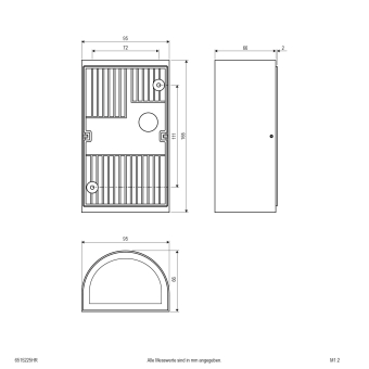 EVN Wandanbau -2-flmg. (up +   6515225HR 
