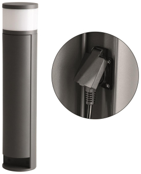 EVN Wegeleuchte m. Steckdose  WLSD441502 