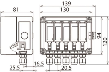 DEHN Überspannungsableiter Typ 2 