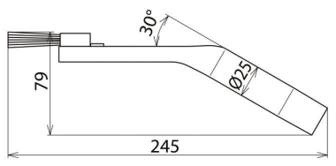DEHN Flachdüse 2 mit Pinsel FD 35 W P NS 
