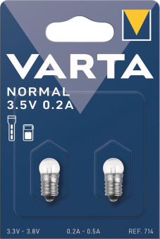 VARTA Argonlampe 3,5V 0,2A ***       714 