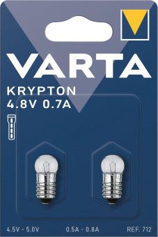 VARTA Kryptonlampe 4,8V 0,7A         712 