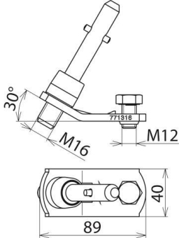 Dehn 771316 PASEKSQ16       PAS EK SQ 16 