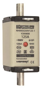 Mersen 1F765.000000 NH00 125A gG 500V 