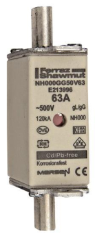 Mersen 1B655.000000 NH000 63A gG 500V 