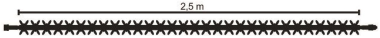 S&H LED MagicStringLite 120 2,5m   58716 
