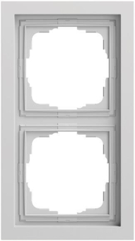 GIRA 021276 Abdeckrahmen 2f Gira F200 