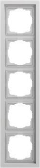 GIRA 021576 Abdeckrahmen 5f Gira F200 