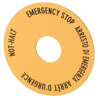 EATON SRT11 Schild NOT-HALT       121374 