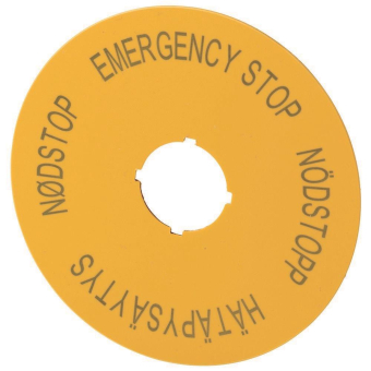 EATON M22-XAK14 Schild NOT-HALT   121088 