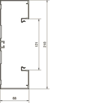 Hager Brüstungsk.Unterteil BRA652101BELN 