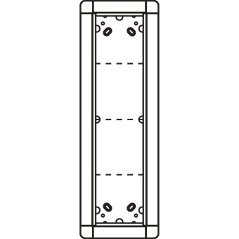 Ritto Portier Rahmen UP 4fach    1881470 