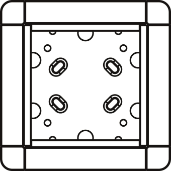 Ritto Portier Rahmen AP 1fach    1883199 