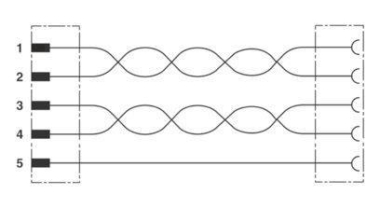 Phoenix    SAC-5P-M12MSB/ 1,0-900/M12FSB 