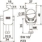 OBO BS-N1-K-22 FT Bügelschelle 2056 