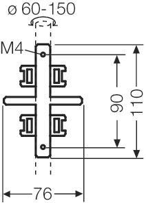 Hensel Mastbefestigung           KV MB 3 