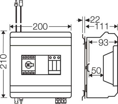 HENS PV-GAK, mit ÖSE, KV PV   KV PV 2411 