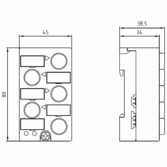 Siemens 6GK12100SA01 SIMATIC NET 