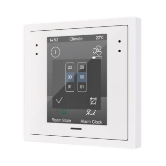 Zennio ZVIZ28W Kapazitives Touchpanel 