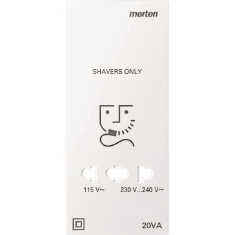 Merten Zentralplatte f.Rasier-    213619 