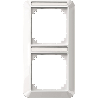 Merten 1-M-Rahmen 2fach senkrecht 385219 