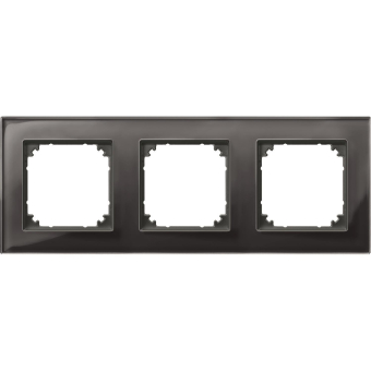 Merten M-PLAN-Echtglasrahmen 3f   489303 