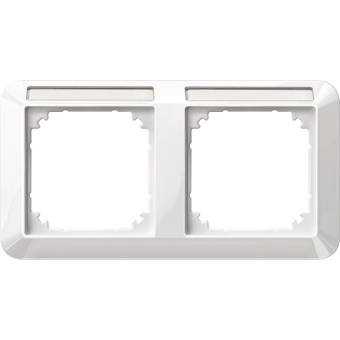 Merten 1-M-Rahmen 2fach waagrecht 387225 