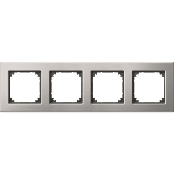 Merten M-PLAN-Metallrahmen 4fach  475460 
