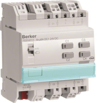 Berker Jalousieaktor 4fach REG  75314111 