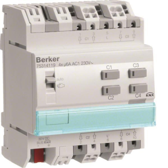 Berker Jalousieaktor 4fach REG  75314119 