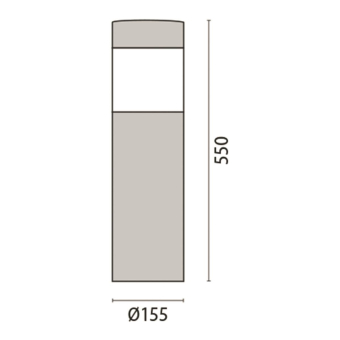 PIL KHA 5/AL-LED 1x15W 3K-96-   06059896 